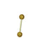 AZRB BARBELL W/ U.V BALL W/ ZIRCON AAB CO..