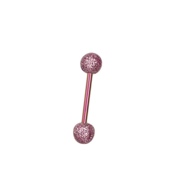 AZRB BARBELL W/ U.V BALL W/ ZIRCON AAB CO..