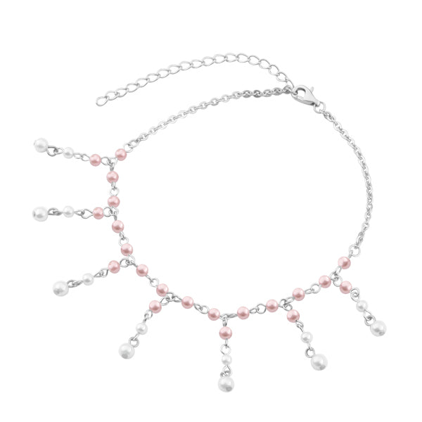 BAF03 ANKLET CHAIN WITH PEARL DESIGN