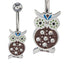 BBAN01 BELLY WITH OWL DESIGN AAB CO..