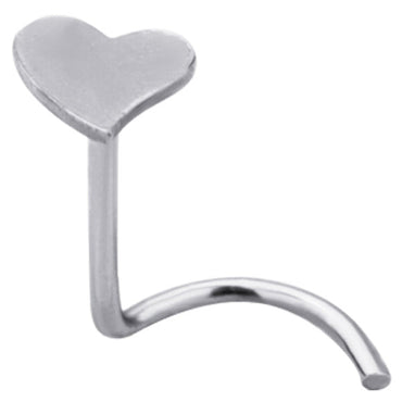 BBN09 CURVED NOSE STUD WITH HEART AAB CO..