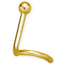 BBNPG3 NOSE STUD WITH STEEL BALL