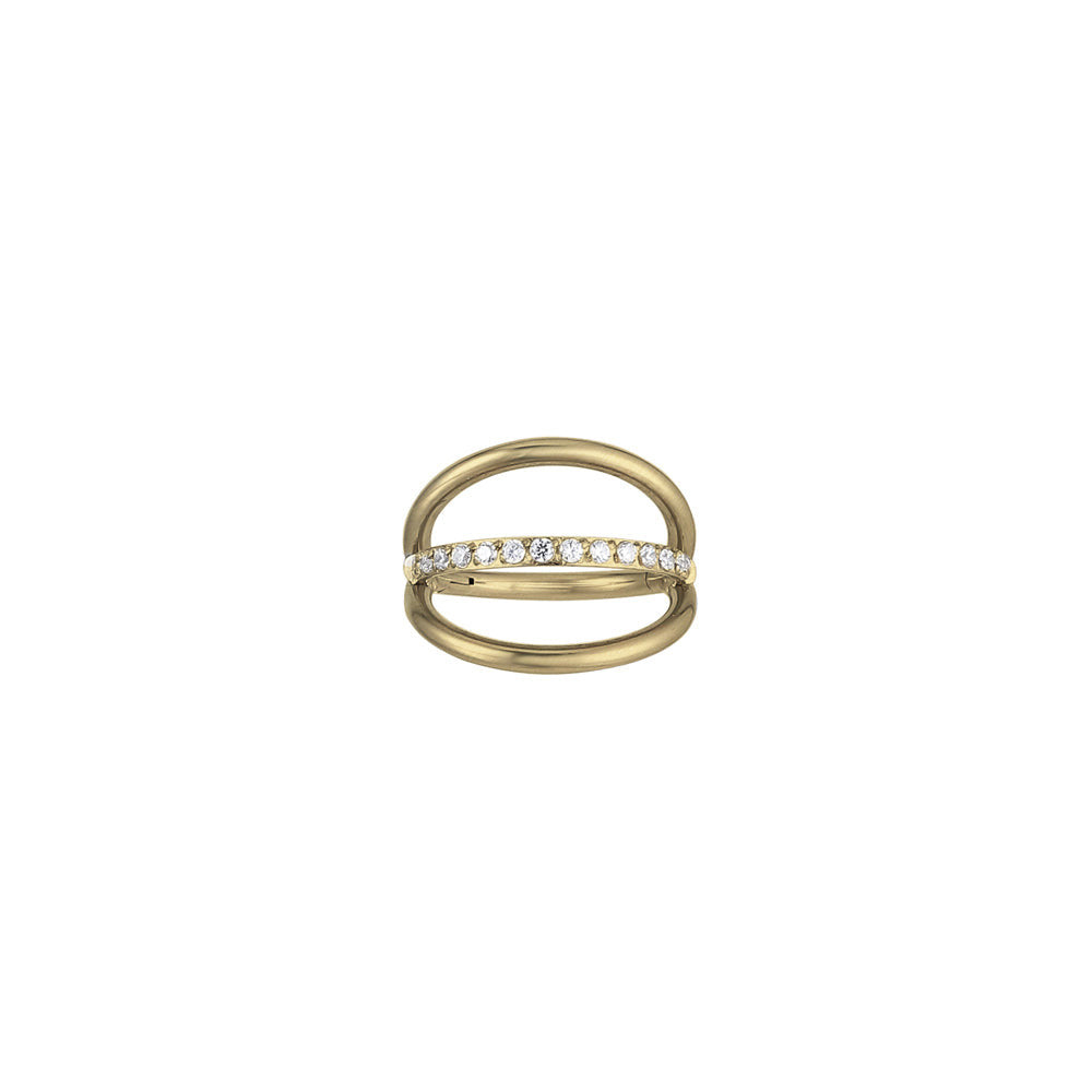 BCM53 Stainless Steel Hinged BCR with CZ AAB CO..