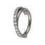 BCM54 Stainless Steel Hinged BCR with CZ AAB CO..