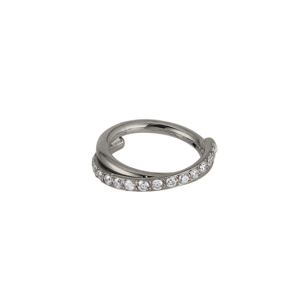 BCM54 Stainless Steel Hinged BCR with CZ AAB CO..