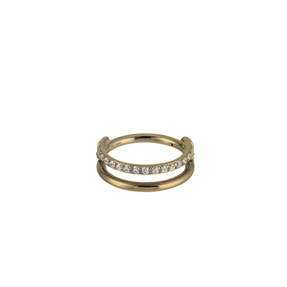 BCM55 Stainless Steel Hinged BCR with CZ AAB CO..