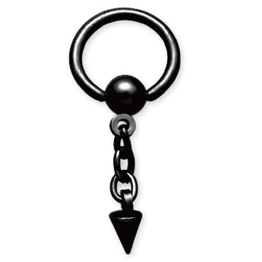 BCROHPB1 BCRO WITH CHAIN W/ CONE- PVD AAB CO..