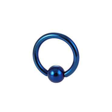 BCRPB BALL CLOSURE RING  - PVD BLACK AAB CO..