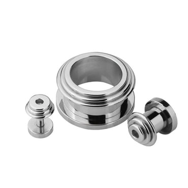 BFTN16 FLESH TUNNEL WITH ROUND STEPS AAB CO..