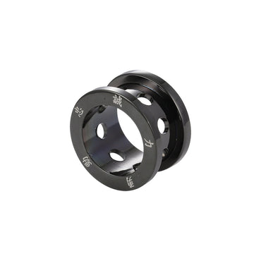 BFTS06.H FLESH TUNNEL-PVD W/LASER AAB CO..