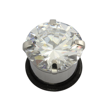 BHN84 FLESH TUNNEL WITH CZ AAB CO..