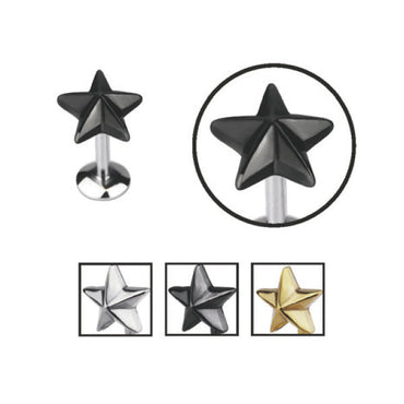 BLSS51 LABRET WITH STAR DESGIN AAB CO..