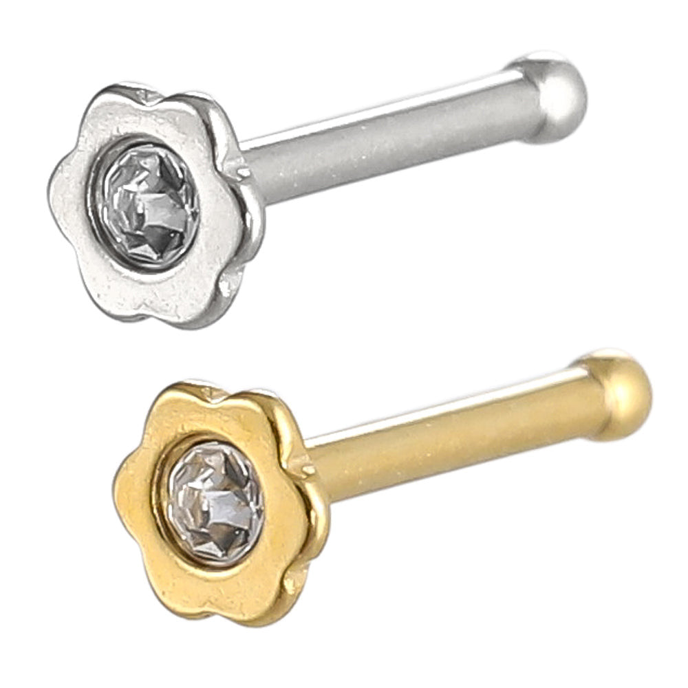 BN05 NOSE STUD WITH JEWELLED