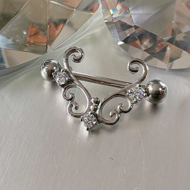 BRBF02 NIPPLE WITH BUTTERFLY DESIGN AAB CO..