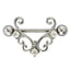 BRBF02 NIPPLE WITH BUTTERFLY DESIGN