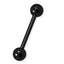 BRBPB BARBELL - PVD  COLOR BLACK AAB CO..
