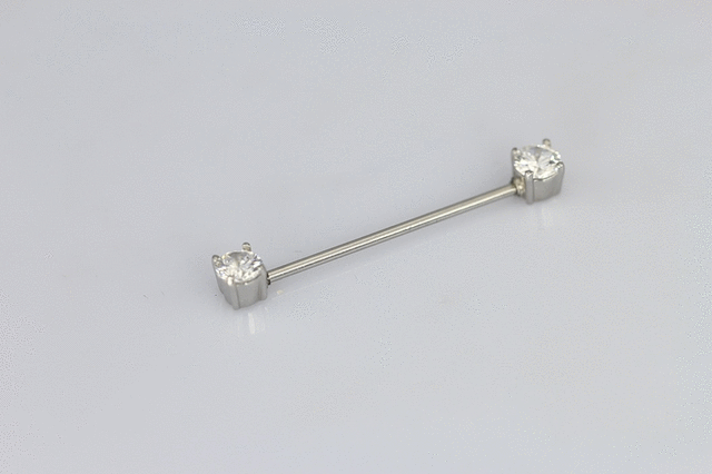 BRDT18 INDUSTRIAL BARBELL WITH STONE DESIGN