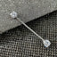 BRDT18 INDUSTRIAL BARBELL WITH STONE DESIGN