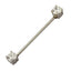 BRDT18 INDUSTRIAL BARBELL WITH STONE DESIGN AAB CO..
