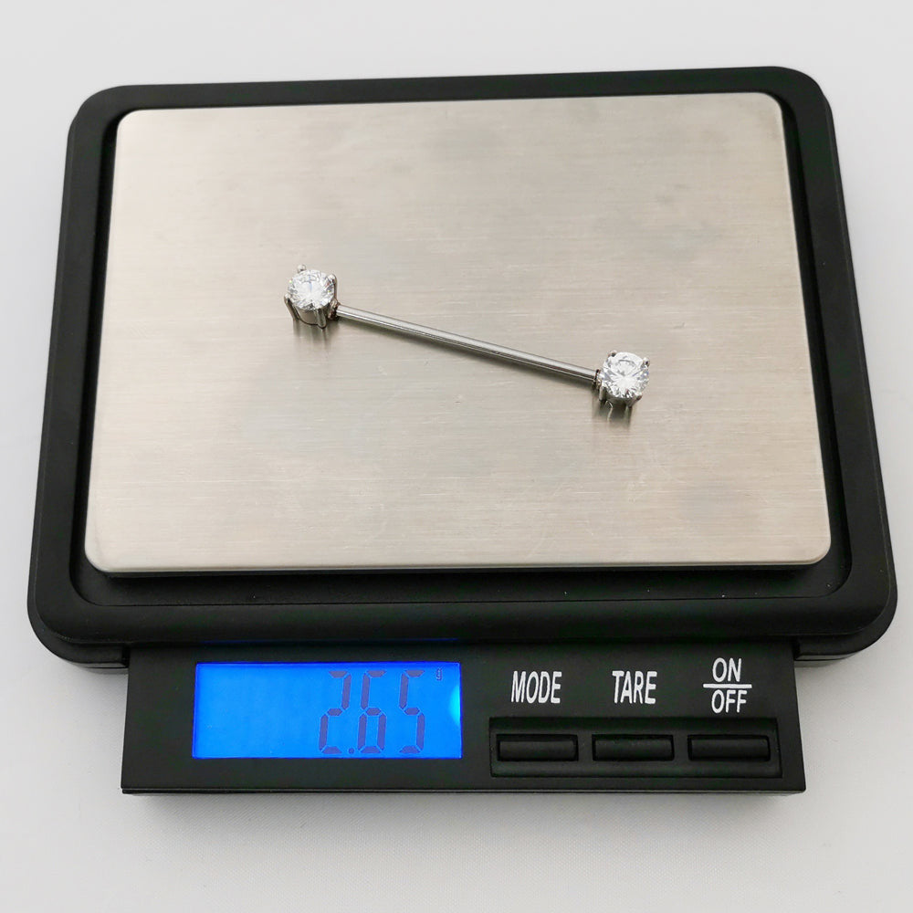 BRDT18 INDUSTRIAL BARBELL WITH STONE DESIGN