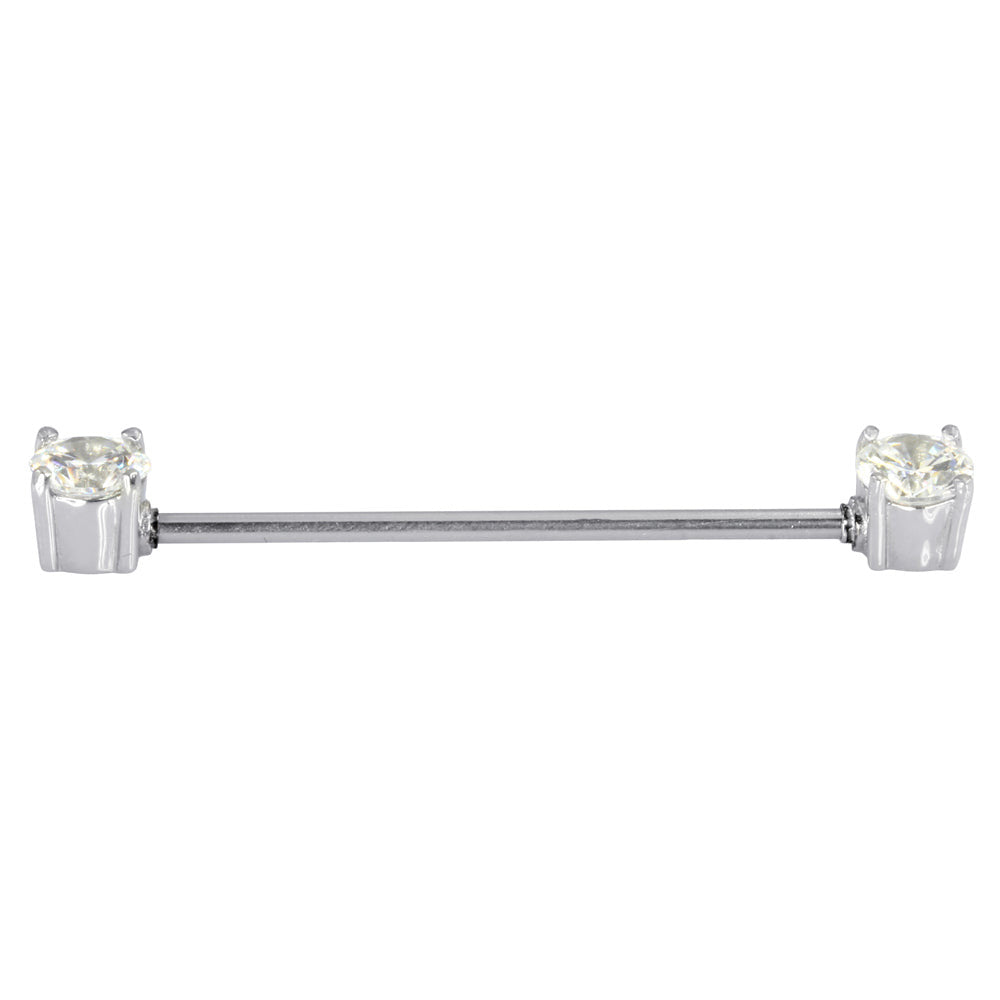 BRDT18 INDUSTRIAL BARBELL WITH STONE DESIGN