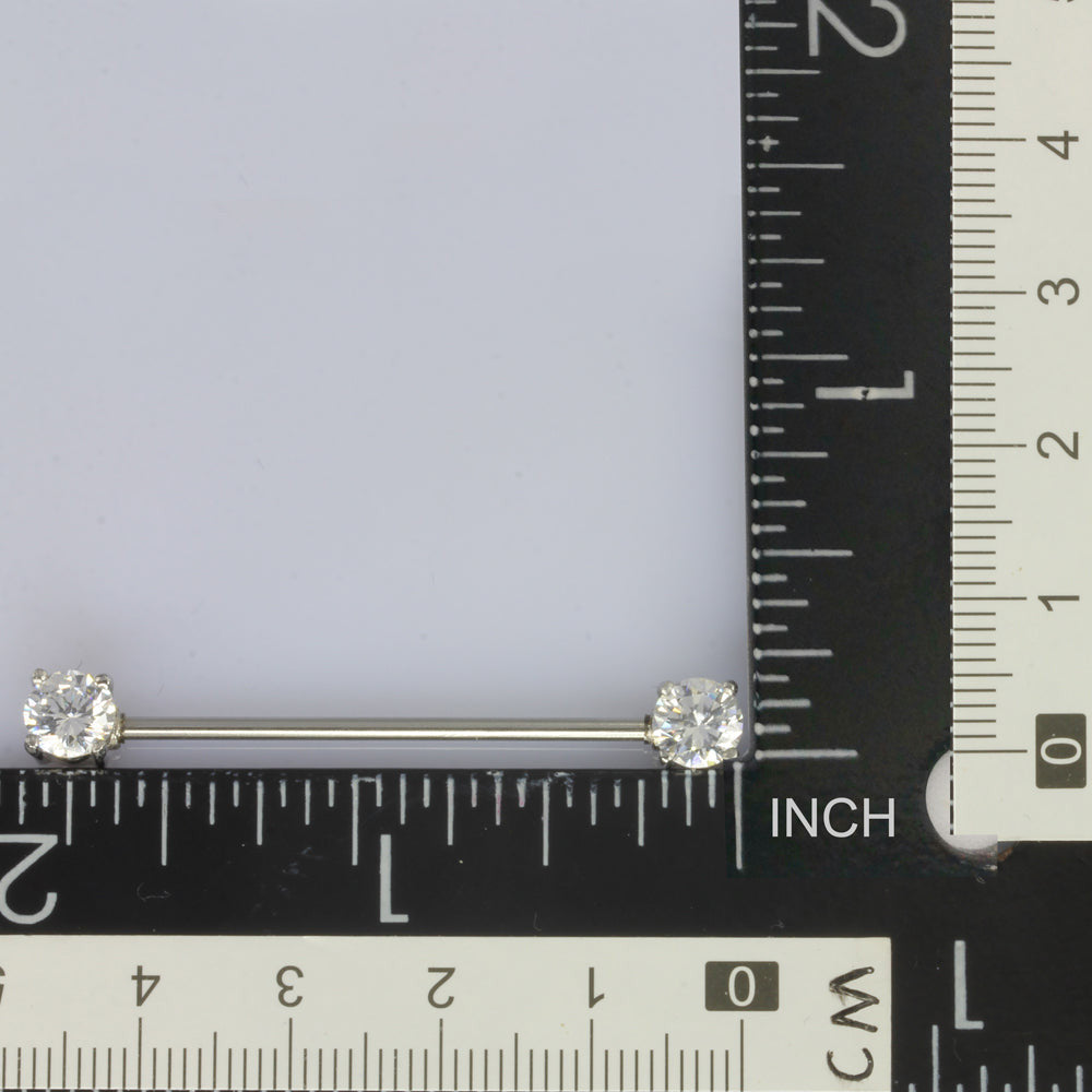 BRDT18 INDUSTRIAL BARBELL WITH STONE DESIGN
