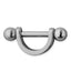 BRTH01 BARBELL WITH BALL & U RING AAB CO..