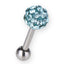 BRTH03 BARBELL WITH JEWELED BALL