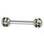 BRTH28 BARBELL WITH 2 BALLS-LUCIDO