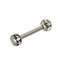 BRTH28 BARBELL WITH 2 BALLS-LUCIDO AAB CO..