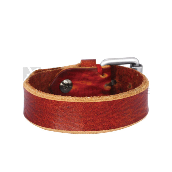 BSS445   LEATHER BRACELET WITH IRON AAB CO..