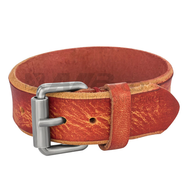 BSS445   LEATHER BRACELET WITH IRON