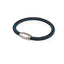 BSS652 STAINLESS STEEL LEATHER BRACELET AAB CO..