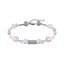 BSS815 STAINLESS STEEL BRACELET WITH GLASS AAB CO..