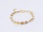 BSS857 STAINLESS STEEL BRACELET WITH NATURAL STONE AAB CO..