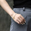 BSS881 STAINLESS STEEL BRACELET WITH SHELL PEARL AAB CO..