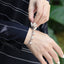 BSS882 STAINLESS STEEL BRACELET WITH PEARL AAB CO..