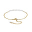 BSS883 STAINLESS STEEL BRACELET WITH SHELL PEARL AAB CO..