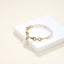 BSS884 STAINLESS STEEL BRACELET WITH SHELL PEARL AAB CO..