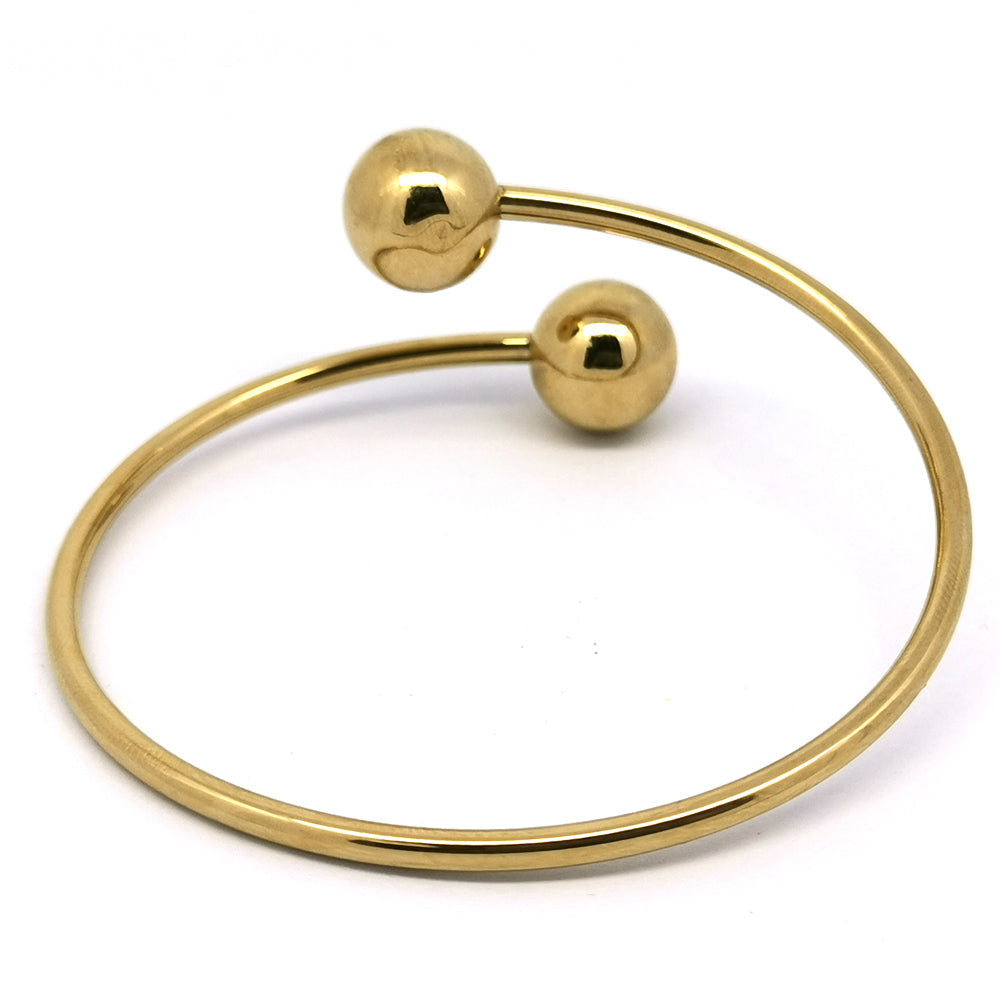 BSSG177 STAINLESS STEEL BANGLE WITH BALL