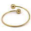 BSSG177 STAINLESS STEEL BANGLE WITH BALL