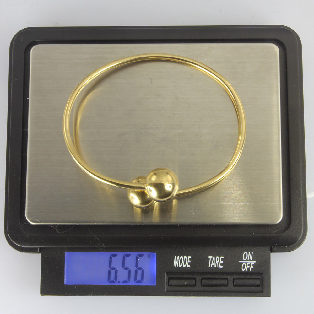 BSSG177 STAINLESS STEEL BANGLE WITH BALL