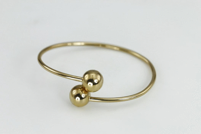 BSSG177 STAINLESS STEEL BANGLE WITH BALL