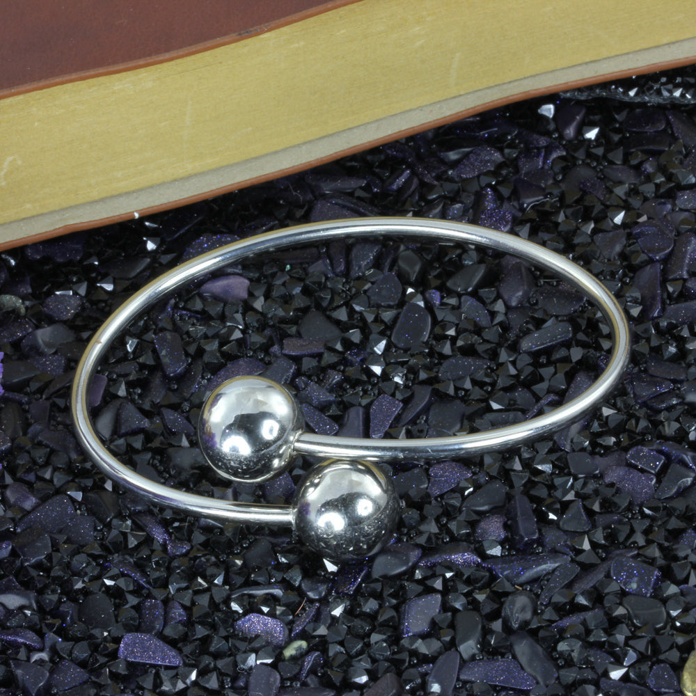 BSSG177 STAINLESS STEEL BANGLE WITH BALL