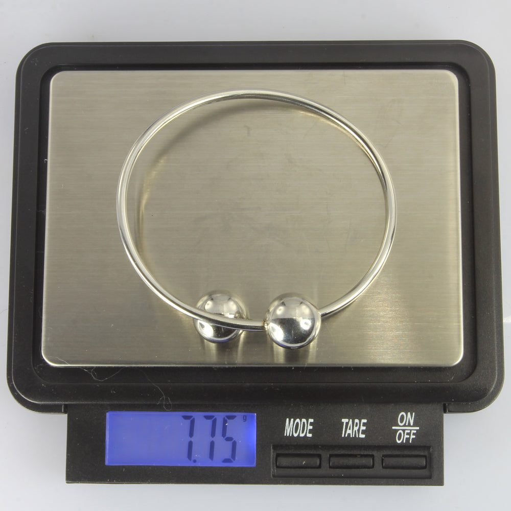 BSSG177 STAINLESS STEEL BANGLE WITH BALL