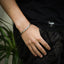 BSSG186 STAINLESS STEEL BANGLE WITH CASTING STONE EFFECT AAB CO..