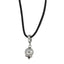 C45 STAINLESS STEEL PENDANT WITH LEATHER