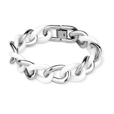 CBS10  STAINLESS STEEL BRACELET WITH CERAMIC AAB CO..