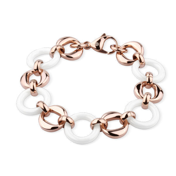 CBS14 STAINLESS STEEL BARCELET WITH CERAMIC