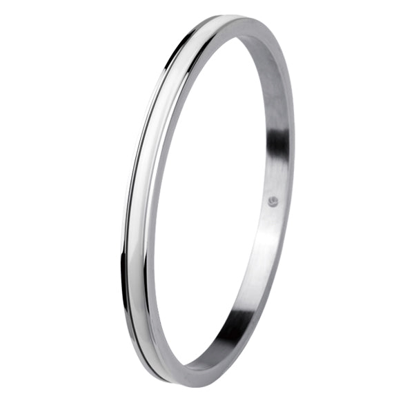CBS19  STAINLESS STEEL BANGLE WITH CERAMIC